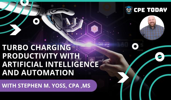 Turbo Charging Productivity with Artificial Intelligence and Automation (June 4)